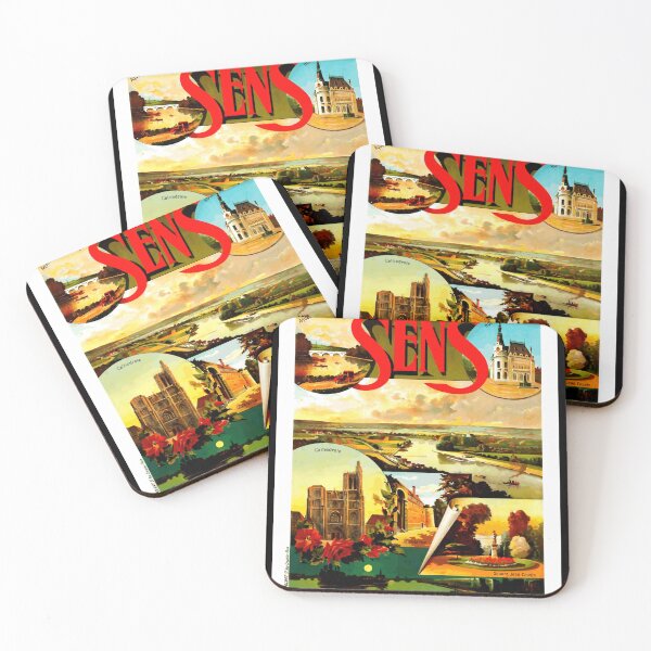 Item preview, Explore Sens France with Vintage Travel Poster | Art Deco Style by Henri Pollart | PLM Railway Promotion 1925 designed and sold by artofuniverse.