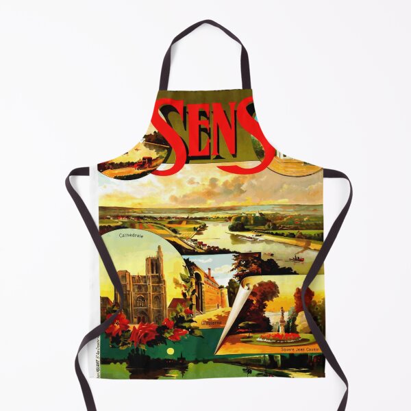 Item preview, Explore Sens France with Vintage Travel Poster | Art Deco Style by Henri Pollart | PLM Railway Promotion 1925 designed and sold by artofuniverse.