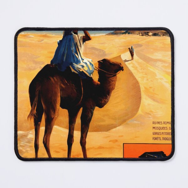 Item preview, Vintage Travel Poster | Voyages en Algerie et Tunisie 1910 | Henri Sollier Art | Exotic North Africa Adventure & History designed and sold by artofuniverse.