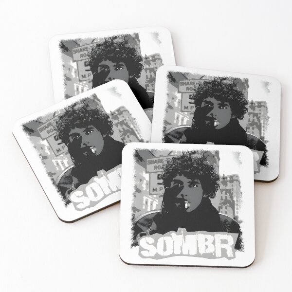 Item preview, SOMBR Urban Grunge Poster | Indie Alternative Music Street Art Design designed and sold by James  Bradly.