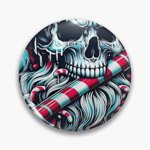 Item preview, Twisted Christmas Skull Joan Jett designed and sold by Kiiroink.