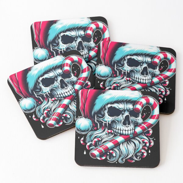 Item preview, Twisted Christmas Skull Joan Jett designed and sold by Kiiroink.