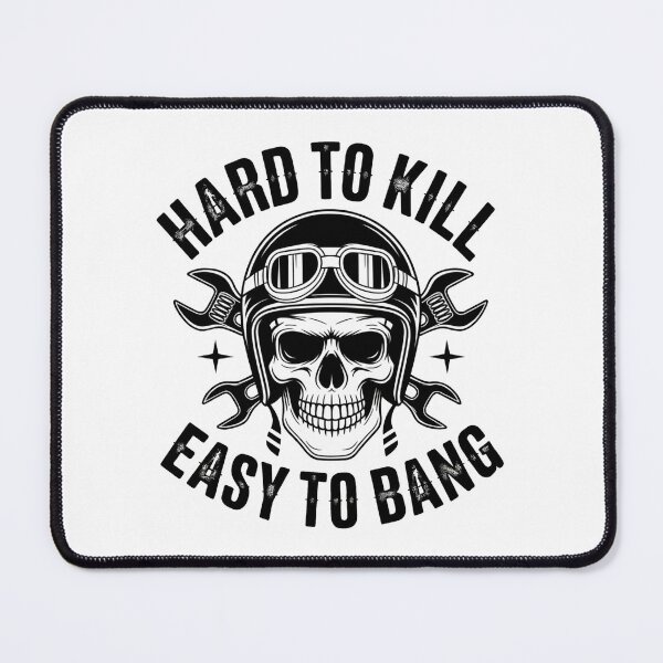 Item preview, Hard to Kill Easy to Bang Biker Humor Shirt designed and sold by WSPrintCrafter.