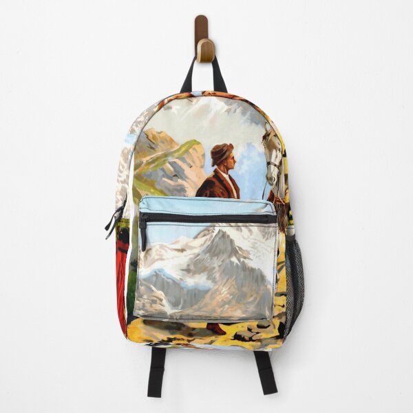 Item preview, Vintage Swiss Alps Travel Poster | Jungfrau Region Art | Early 20th Century Decor & P.L.M. Railway Memorabilia designed and sold by artofuniverse.