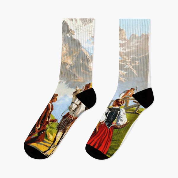 Item preview, Vintage Swiss Alps Travel Poster | Jungfrau Region Art | Early 20th Century Decor & P.L.M. Railway Memorabilia designed and sold by artofuniverse.