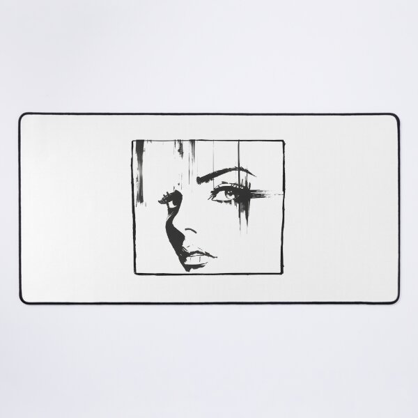 Item preview, Edgy Monochrome Woman Portrait designed and sold by dreampik.