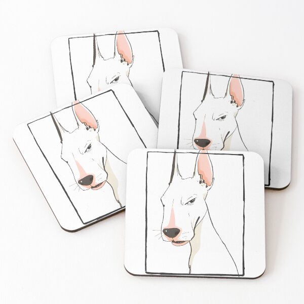 Item preview, Elegant White Dog Profile designed and sold by dreampik.