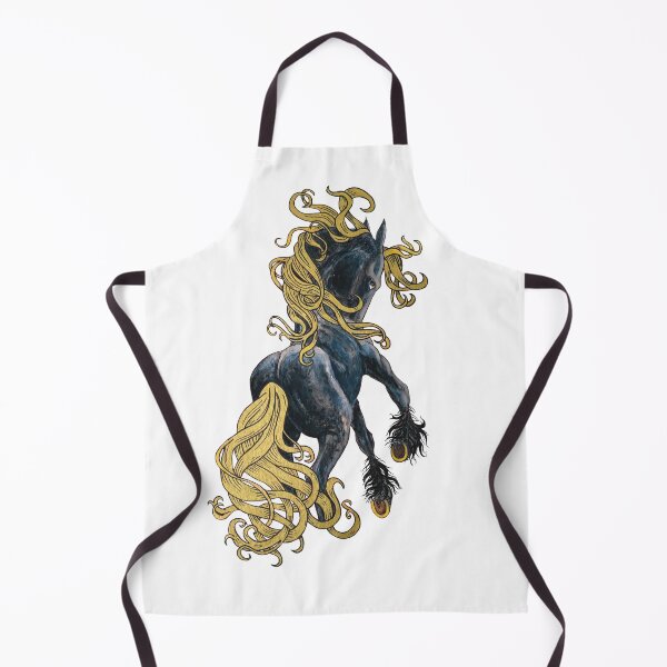 Item preview, Rearing black horse designed and sold by StarrydotPegasus.