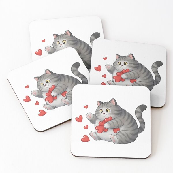 Item preview, Love Heart Cat designed and sold by 0606PM.