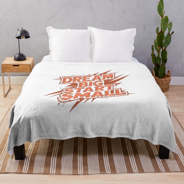 Item preview, Dream Big Start Small – Motivational Quote Design designed and sold by Kavya Art.