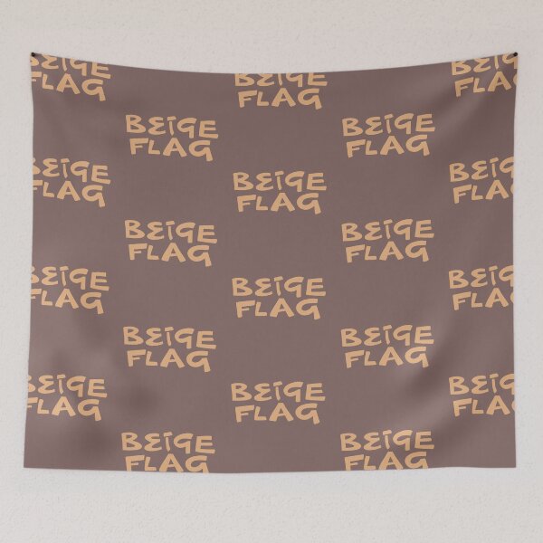 Item preview, Beige Flag designed and sold by PickledjoArt.