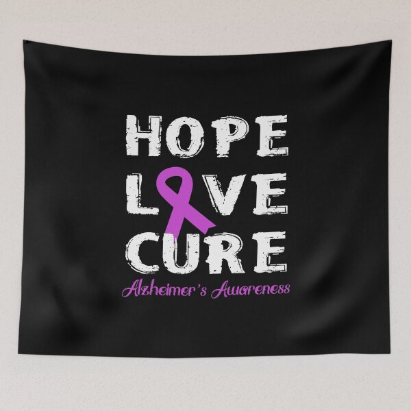 Item preview, Hope, Love, Cure - Alzheime's Awareness designed and sold by SmartStyle.