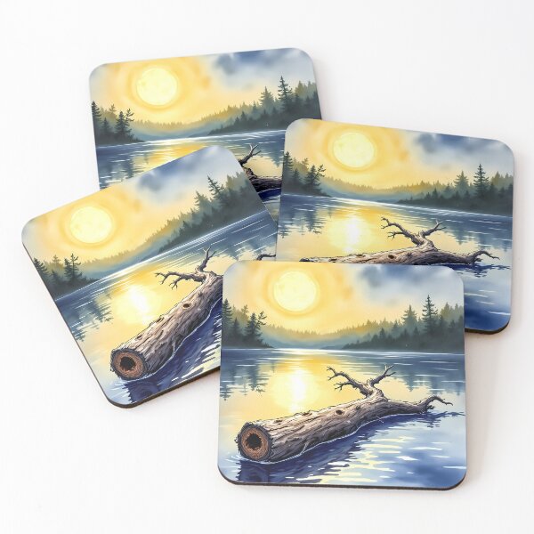 Item preview, Tree Trunk Floating in Lake designed and sold by CalmnessbyChoice.
