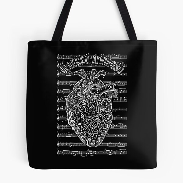 Item preview, Musician Anatomical Heart Allegro Amoroso Sheet Music Notes designed and sold by GrandeDuc.