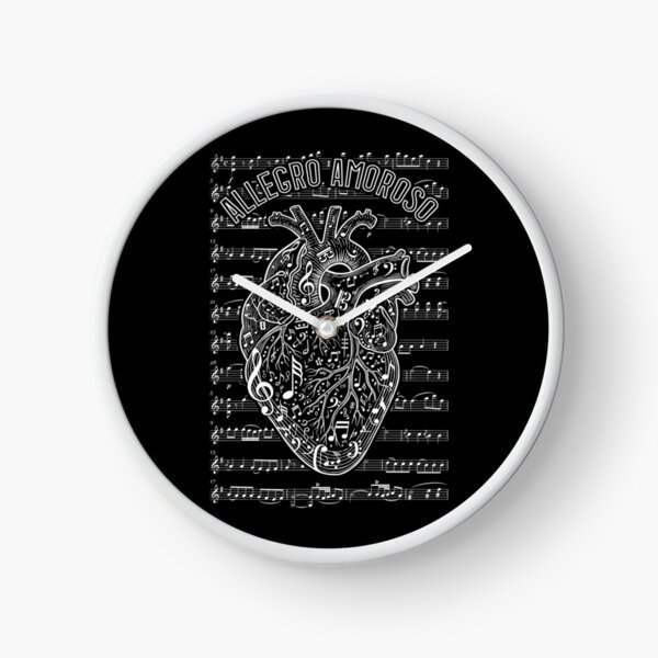 Item preview, Musician Anatomical Heart Allegro Amoroso Sheet Music Notes designed and sold by GrandeDuc.