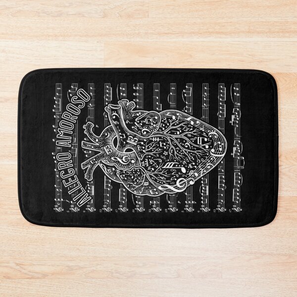 Item preview, Musician Anatomical Heart Allegro Amoroso Sheet Music Notes designed and sold by GrandeDuc.