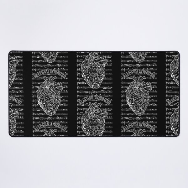 Item preview, Musician Anatomical Heart Allegro Amoroso Sheet Music Notes designed and sold by GrandeDuc.