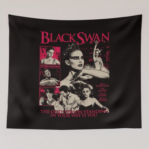 Item preview, "Black Swan" Vintage Movie Poster  designed and sold by AdrianMakeArts.