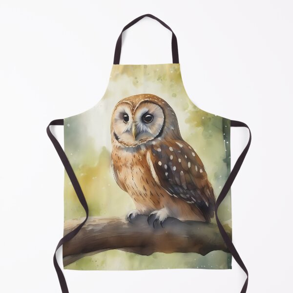 Item preview, Owl Sitting in Tree in Forest designed and sold by CalmnessbyChoice.