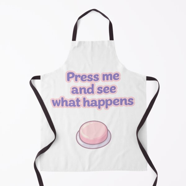 Item preview, Press Me and See What Happens – Kawaii Button Design designed and sold by Softly Studio.