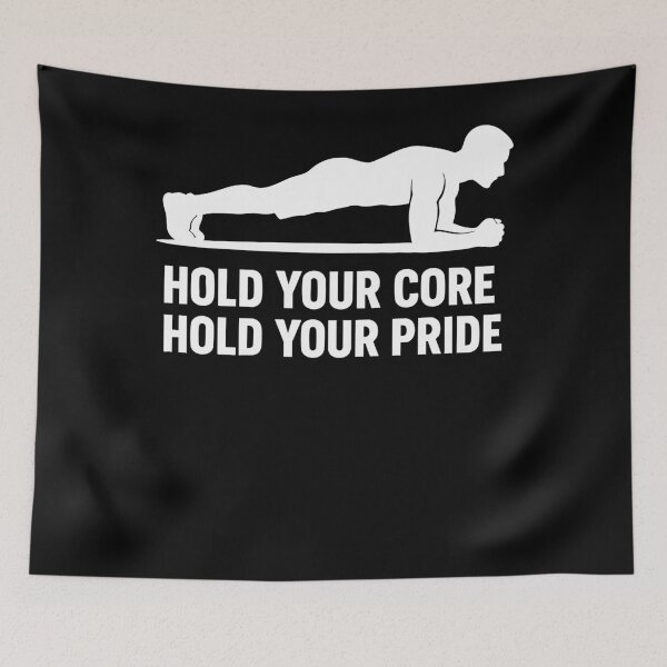 Item preview, Calisthenics Fitness Gym Workout Hold Your Core designed and sold by LuminOrb.