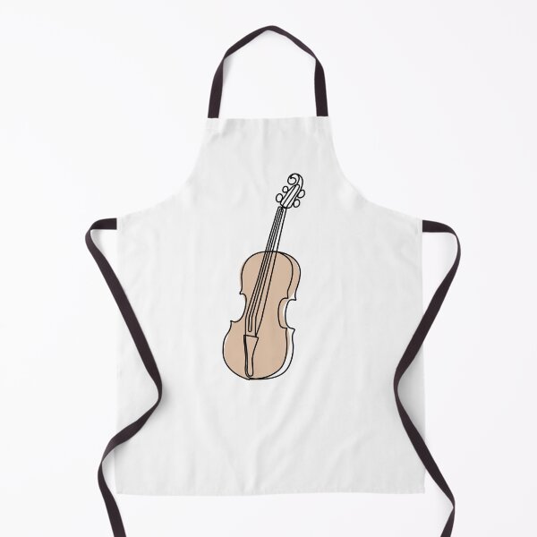 Item preview, One Line Violin – Minimalist Brown Accent Art designed and sold by EmeraldMusic.