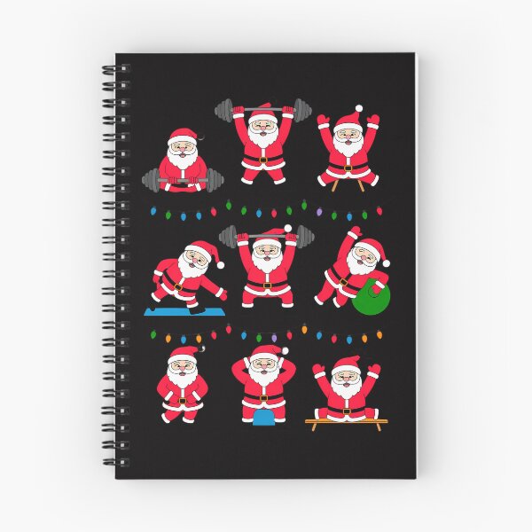Artikelvorschau, Santa Fitness Collection Gym Workout Gewichtheben Weihnachten entworfen und verkauft von tabdejinti.