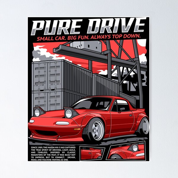 Item preview, Mazda Miata MX5 Pure Drive designed and sold by squeal tires.