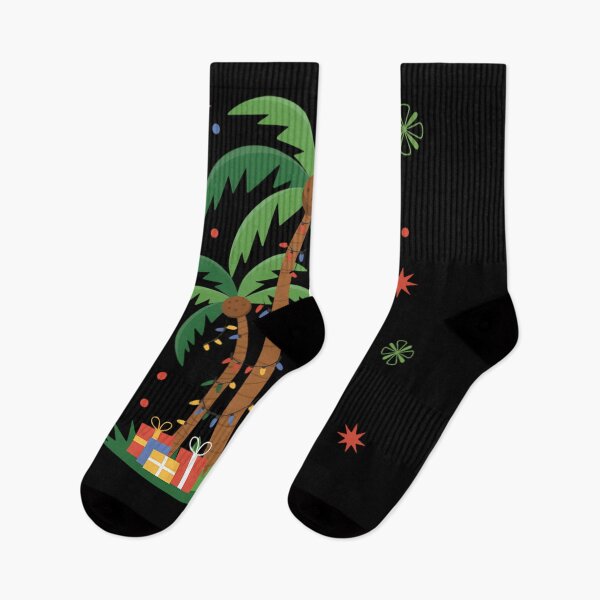 Item preview, Santa Hawaiian Christmas Palm Tree Lights Xmas designed and sold by tabdejinti.