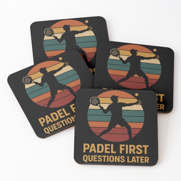Item preview, Padel First Questions Later Padel Tennis Player designed and sold by LuminOrb.