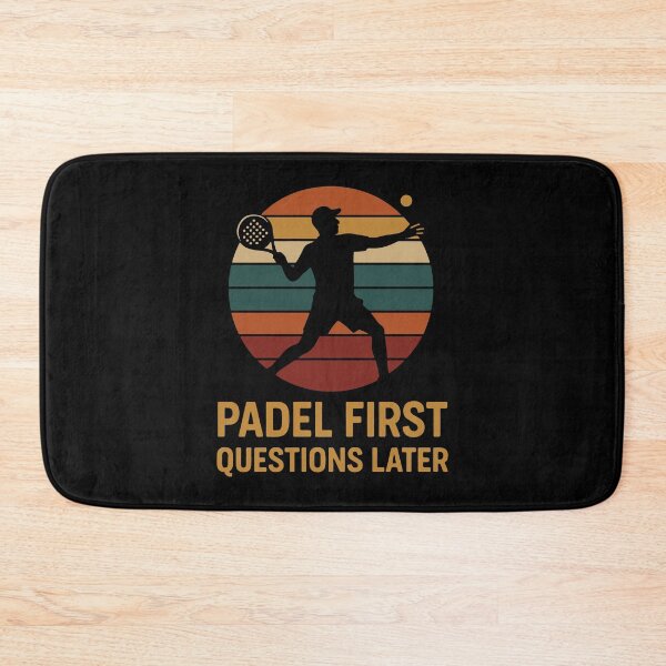 Item preview, Padel First Questions Later Padel Tennis Player designed and sold by LuminOrb.