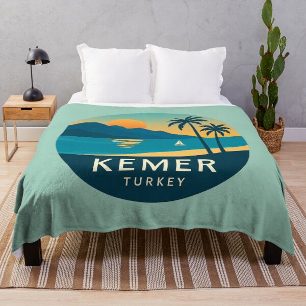 Item preview, “Kemer, Turkey — Modern Coastal Sunset Design designed and sold by GusiaTreasures.