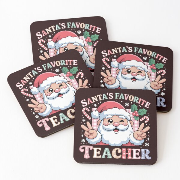 Item preview, Santa Favorite Teacher Shirt Teacher Christmas designed and sold by tabdejinti.