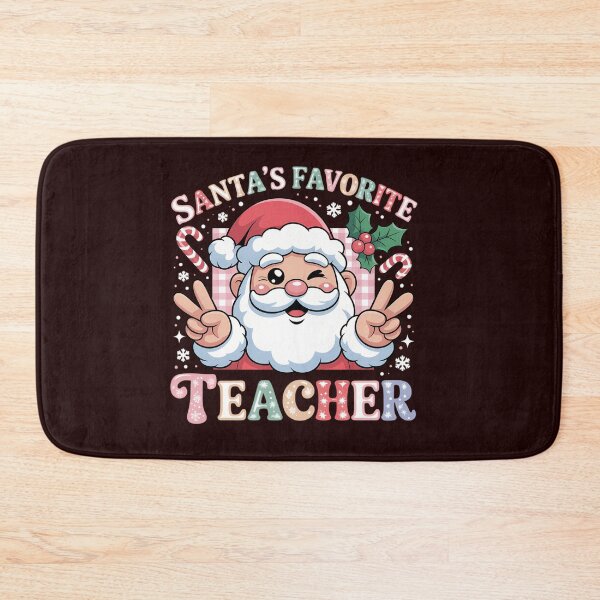 Item preview, Santa Favorite Teacher Shirt Teacher Christmas designed and sold by tabdejinti.