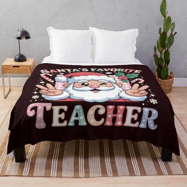 Item preview, Santa Favorite Teacher Shirt Teacher Christmas designed and sold by tabdejinti.