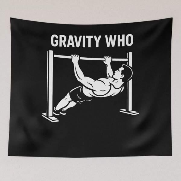 Item preview, Gravity Who Calisthenics Fitness Gym Training designed and sold by LuminOrb.