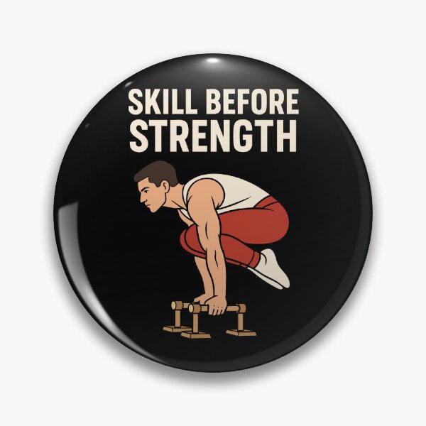Item preview, Skill Before Strength Calisthenics Fitness Gym designed and sold by LuminOrb.