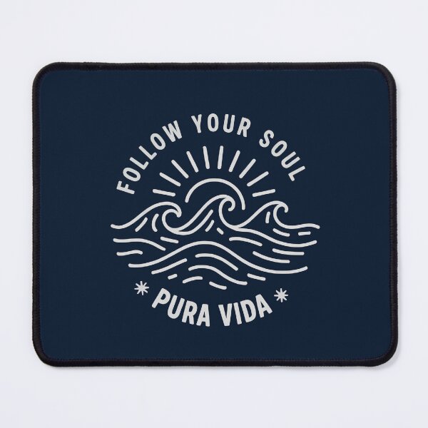 Item preview, FOLLOW YOUR SOUL - PURA VIDA - Line Art Sketch - Ivory designed and sold by Big Bang Canvas.