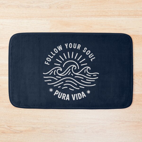 Item preview, FOLLOW YOUR SOUL - PURA VIDA  - Line Art Sketch - Ivory designed and sold by Big Bang Canvas.