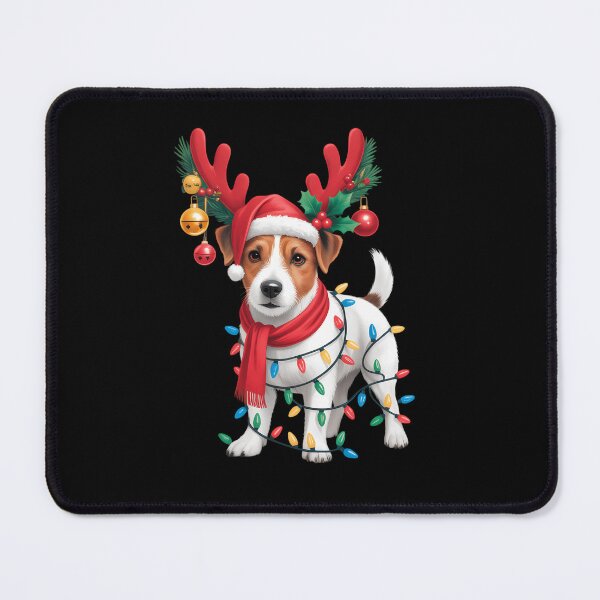 Item preview, Santa jack russell gorgeous reindeer Light Christmas designed and sold by tabdejinti.