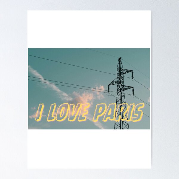 Item preview, I Love Paris (Ironically) designed and sold by IREMORHAN.