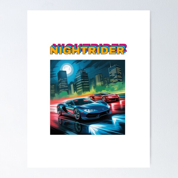 Item preview, Nightrider Gift for Car Lovers designed and sold by sz0g0.