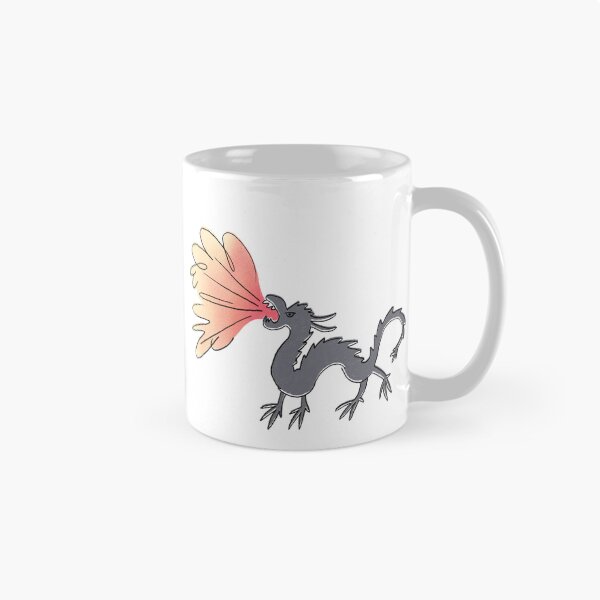 Item preview, Fire breathing Dragon, hand-drawn illustration designed and sold by AusraB.