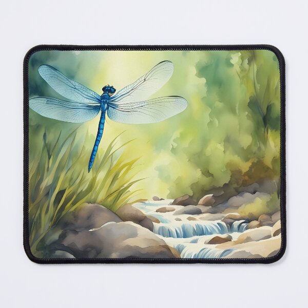 Item preview, Blue Dragonfly Above Creek designed and sold by CalmnessbyChoice.