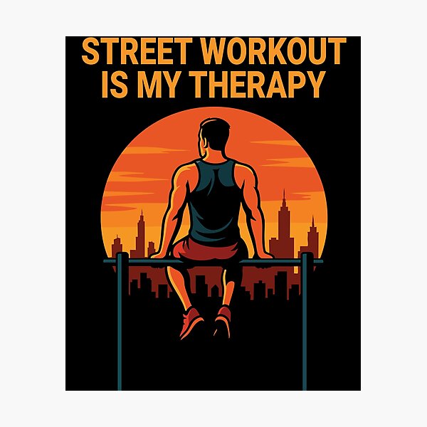 Item preview, Street Workout Therapy Calisthenics Gym Training designed and sold by LuminOrb.
