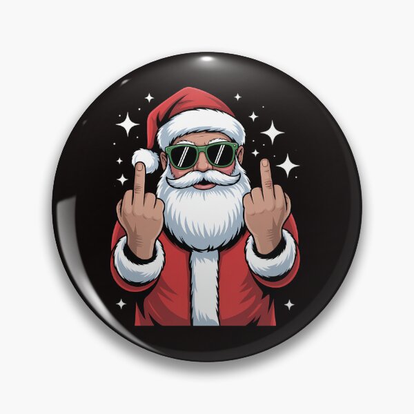 Artikelvorschau, Santa Mittelfinger Flip Off Weihnachten Obszönitäten entworfen und verkauft von tabdejinti.