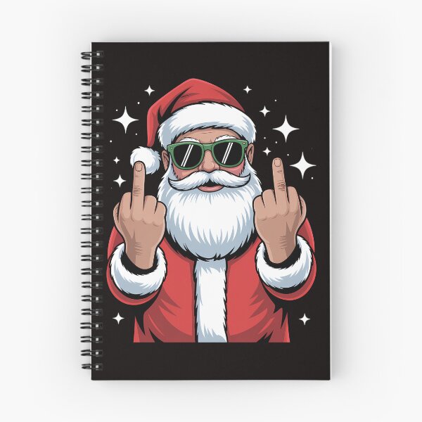 Item preview, Santa Middle Finger Flip Off Christmas Profanity designed and sold by tabdejinti.