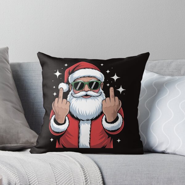 Item preview, Santa Middle Finger Flip Off Christmas Profanity designed and sold by tabdejinti.