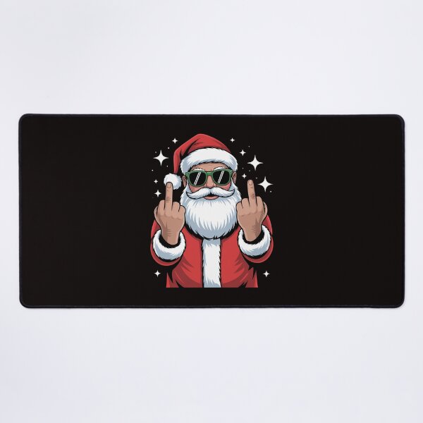 Item preview, Santa Middle Finger Flip Off Christmas Profanity designed and sold by tabdejinti.