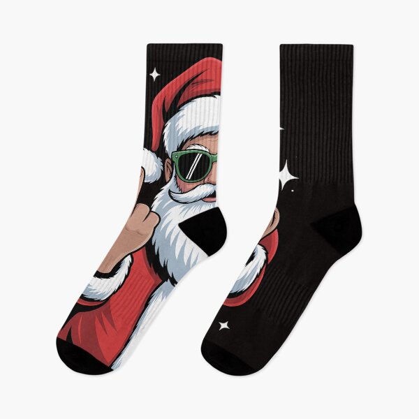Item preview, Santa Middle Finger Flip Off Christmas Profanity designed and sold by tabdejinti.